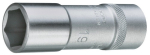 Contactdoos lang 1/2" SW13x77 mm zeskant Gedore 19 L 13