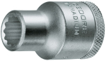 Steeksleutel inzetstuk 1/2" SW13x38 mm 12-kantig Gedore D 19 13