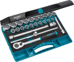 Dopsleutelset, zeskant, uitwendig 1/2" 10-32 mm 25 st. Hazet 900