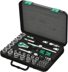 Dopsleutelset 3/8" 43 st. 6-24 mm SB-pakket Wera 8100 Zyklop