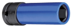 Schroevendraaier inzetstuk KU huls 1/2" SW17x81 mm zeskant blauw Gedore K 19 LS 17