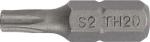 Screwdriver bit w.hole T7 1/4" 6KT L= 25 mm Promat 829186