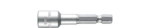 Dop 1/4" E 6.3 7044 M SW 8,0 mm magnetisch Wiha 04633