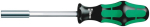 Bithand houder 1/4"x120 mm met magneet Wera 812/1