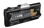 Bit set with bit ratchet Slotted/PH/PZD/6KT/T/T-Bo 31 pcs. Wera Bit Check 30 Zyklop Mini