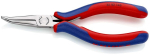 Electronic gripper round bent 145 mm, mirror polished head, MK handle Knipex 35 82 145