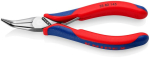 Electronic gripper round bent 145 mm, mirror polished head, MK handle Knipex 35 82 145