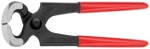 Pincers 160 mm, polished head, black, KU handle Knipex 50 01 160