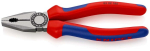 Combination pliers 180 mm, polished, atrametised, MK handle Knipex 03 02 180