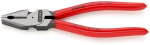 Power combination pliers 180 mm, polished head, atramentised Knipex 02 01 180