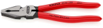 Power combination pliers 200 mm, polished head, atramentised Knipex 02 01 200