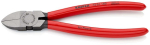 Side cutters for plastic 180 mm, polished head, with spring Knipex 72 01 180