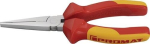 Long nose pliers 160 mm VDE long flat Promat 810271