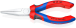 Long nose pliers flat jaws 160 mm, chrome-plated, MK handle Knipex 30 15 160