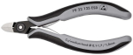 Electronics side cutter ESD 125 mm, burnished, polished, round head Knipex 79 22 125 ESD