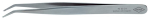 Tweezers 45° 120 mm, chrome-nickel, angled Knipex 92 02 54