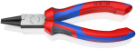 Round nose pliers short/round jaws 160 mm, polished head, MK handle Knipex 22 02 160