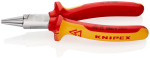 Round nose pliers short/round jaws VDE 160 mm, chrome-plated, MK handle Knipex 22 06 160