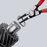 Borgveertang buitenring a. assen 140 mm, Ø 10-25 mm, gepolijste kop Knipex 46 11 A1