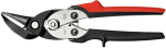 Plaatschaar, links knippen L=260 mm, 61 HRC, staal/VA 1,8/1,2 mm Erdi Ideaal D29ASSL-2