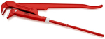 Pipe wrench 90° 650 mm, 3", red powder-coated Knipex 83 10 030