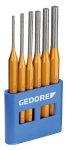 Ponsset 6-delig, in PVC houder Gedore 116 A