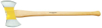 Double Polecat Axe Canada 1000 g, L900 mm, hickory handle, yellow Ochsenkopf OX 16 H-1008