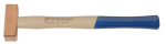 Copper hammer w. hickory handle 2000 g Promat 811162