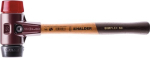 Rubber/plastic soft-face mallet Ø 50 mm 1150g Wooden handle Halder