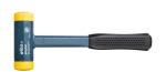 Soft-face hamer met stalen buishandgreep 802 Ø25 L=288 mm middelhard geel Wiha 02122