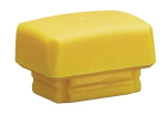 Hamerhoofd met zacht oppervlak 30x40 mm Secural los PUR geel Halder