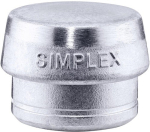 Soft-face mallet head for Simplex loose D= 80 mm soft metal hard Halder