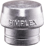 Zachte slagkop voor Simplex los D= 80 mm zacht metaal hard Halder