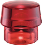 Soft-face mallet head plastic red Ø 50 mm Halder