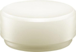 Schonhammerkopf rückschlagfrei D= 30 mm Nylon weiss Halder