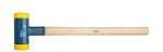 Sledge hammer HS wooden handle 800 Ø100 mm non-return yellow Wiha 02091
