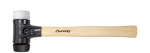 Soft-face hamer Veilig hickory handvat 832-39 80L medium zacht/hard zwart/wit Wiha 26661