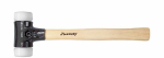 Soft-face hamer Veilig hickory handvat 832-99 80L hard/zeer hard 2x wit Wiha 26674