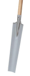 Drainage spade size 2, blade 55x12.5/9 w.step with T-handle, ideal