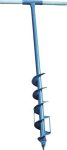 Auger D=70 L=440 TotalL.=1070 mm silver wooden T-handle