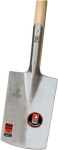 Gardener's spade Size 2, sheet 28,5x18x5/18,5cm with handle, ideal