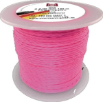 Metselkoord roze fluorescerend. 2,0 mm x 100 m polypropyleen NW