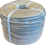 Polyfibre rope, natural 8.0 mm x 100 m, loosely wound