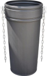 Debris chute bL= with reinforcement rib. w.verz chain NW