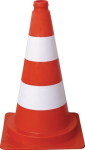 Verkeerskegel H.50cm 1,4 kg oranje/daggloed