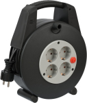Kabeldoos voor binnengebruik 4-voudig 15 m H05VV-F3G1.5 zwart Brennenstuhl Vario-Line VL-X