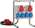 Small power distributor CEE 5x16A, 2xCEE, 4xSchuko 16A Brennenstuhl BKV 2/4 G