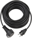 Extension cable plug/coupling 25 m H05RR-F 3G1.5 IP44black Brennenstuhl