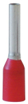 Aderendhülse rot 1 AWG17 14/8 mm Weidmüller, PAK=100