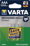 Akku Micro AAA 1,2V, 1000mAh Varta 5703 - STK=2 Akkus